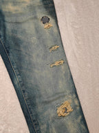 Women Diesel Matic Blue Wash 0081P Slim Tapered W26 L32 (EU 36/S) Jeans