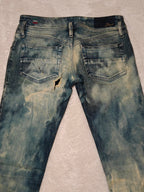 Women Diesel Matic Blue Wash 0081P Slim Tapered W26 L32 (EU 36/S) Jeans