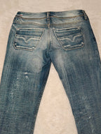 Women Diesel Lowky Blue Wash 0071J Straight W26 L34 (EU 36/S) Jeans