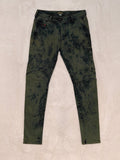 Women Diesel Green Acid Wash Slim Fit W26 L30 (EU 36/S) Jeans