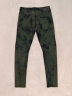 Women Diesel Green Acid Wash Slim Fit W26 L30 (EU 36/S) Jeans