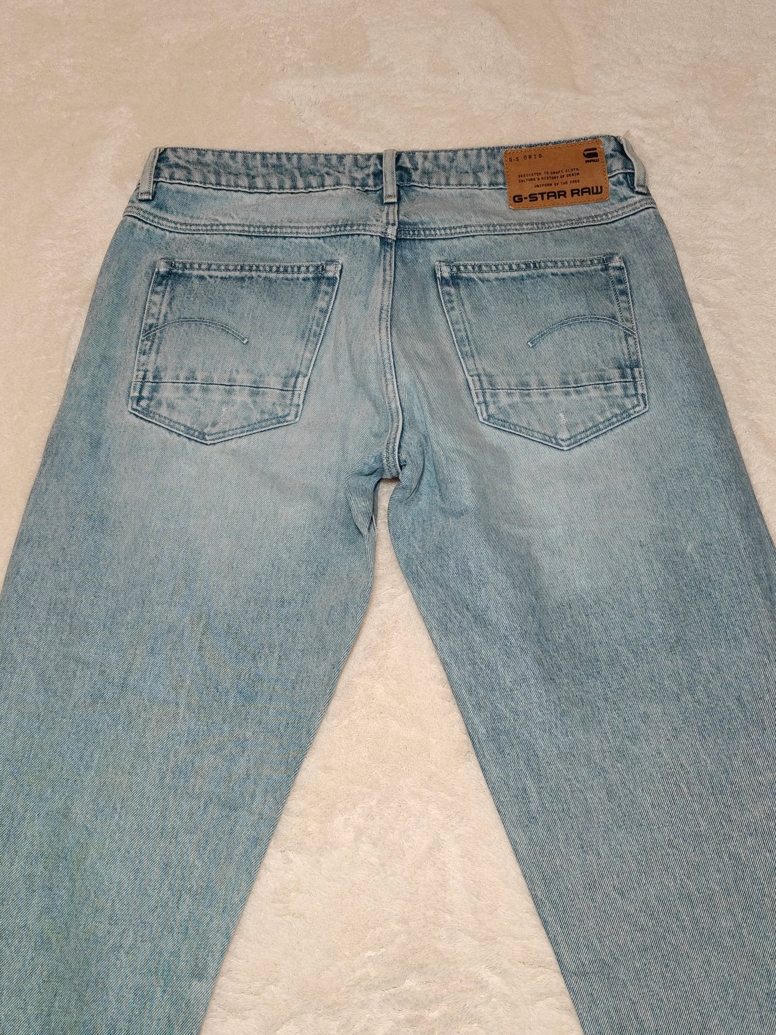 Women G - star Kate Boyfriend Blue Wash D125 Boyfriend W28 L32 (EU 38/M) Jeans