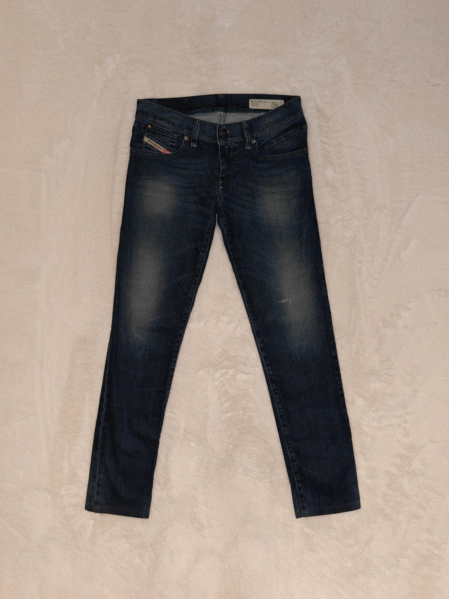 Women Diesel Getlegg Blue Wash 0661K Skinny W27 L30 (EU 36/S) Jeans