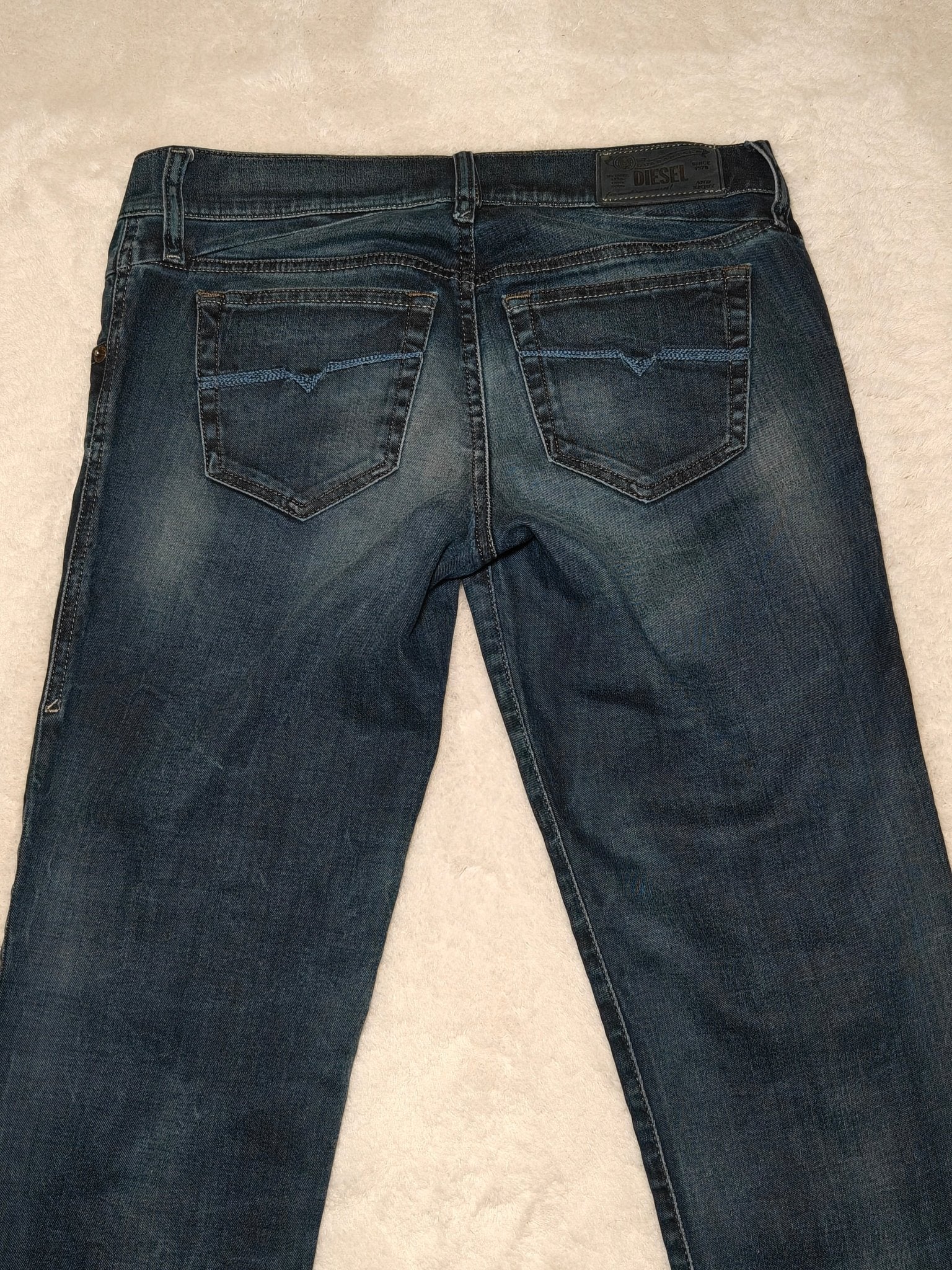 Women Diesel Getlegg Blue Wash 0661K Skinny W27 L30 (EU 36/S) Jeans
