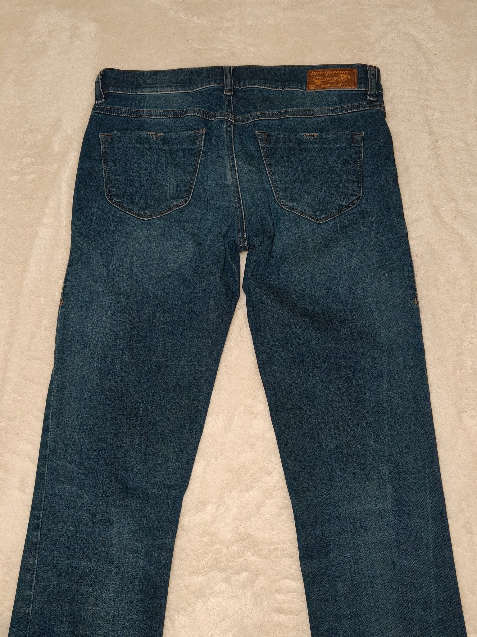 Women Diesel Livier Blue Wash 0841Y Super Slim Jegging W28 L34 (EU 38/M) Jeans