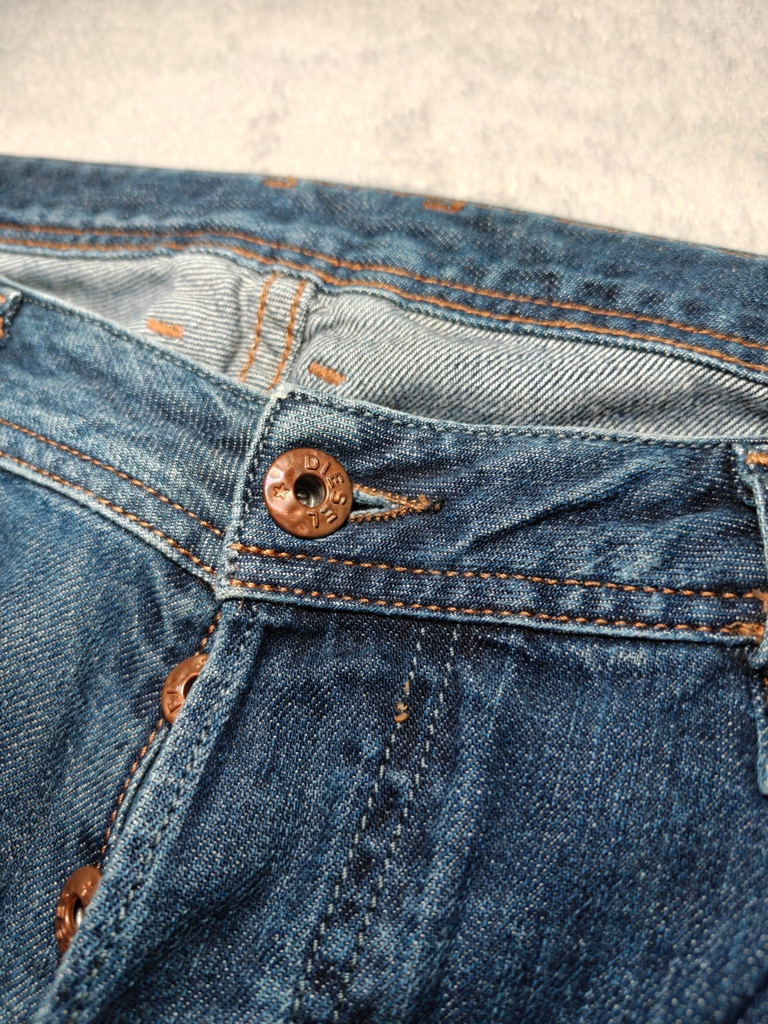 Men Diesel Zatiny Blue Bootcut W33 L30 Jeans
