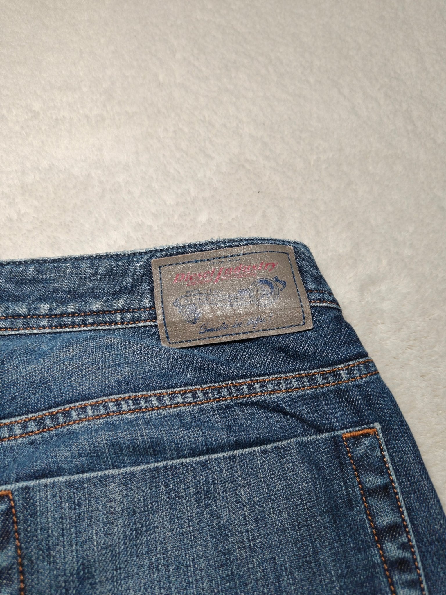 Men Diesel Zatiny Blue Bootcut W33 L30 Jeans