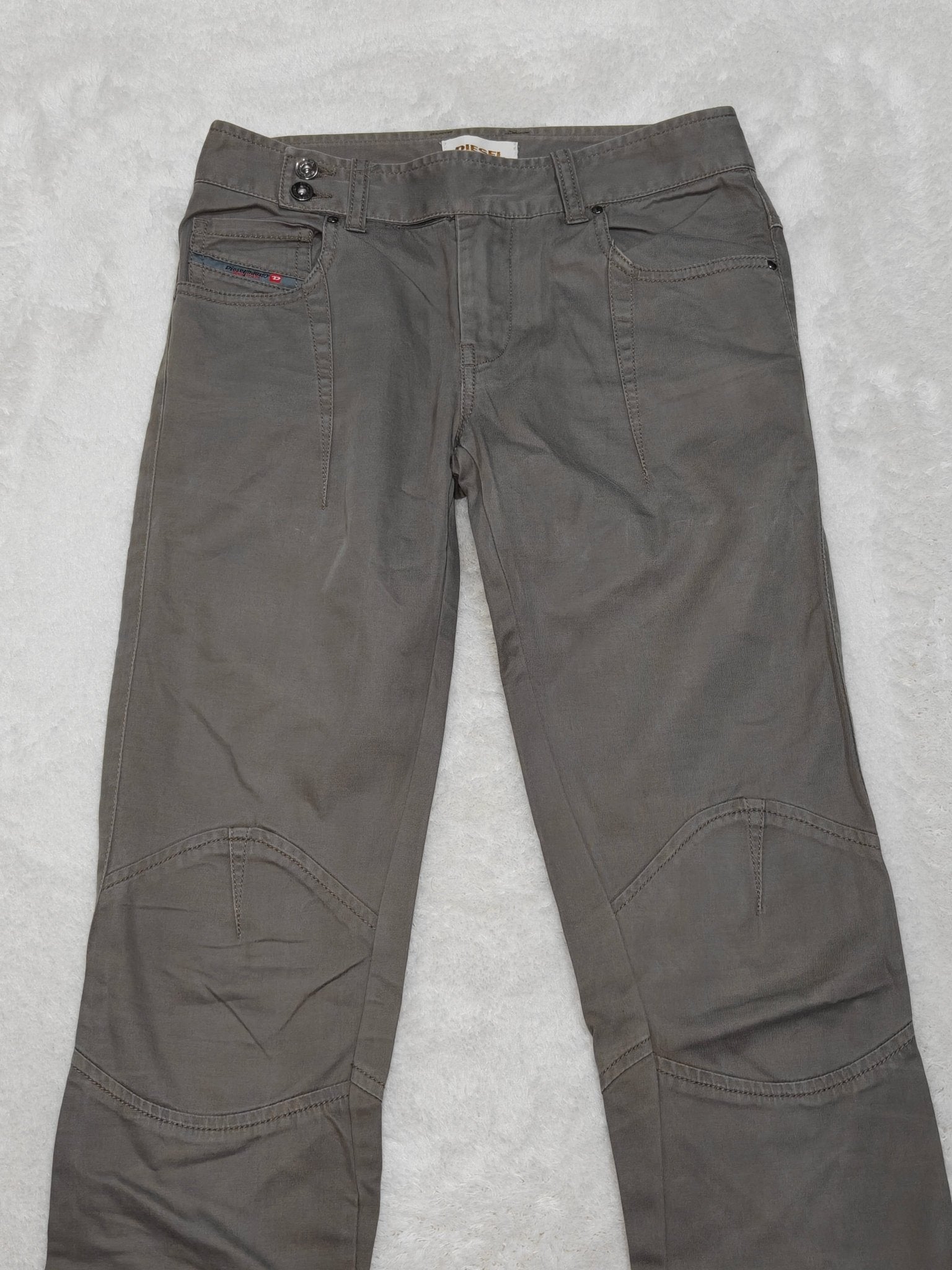 Women Diesel Khaki Skinny W25 L30 (EU 34/XS) Jeans