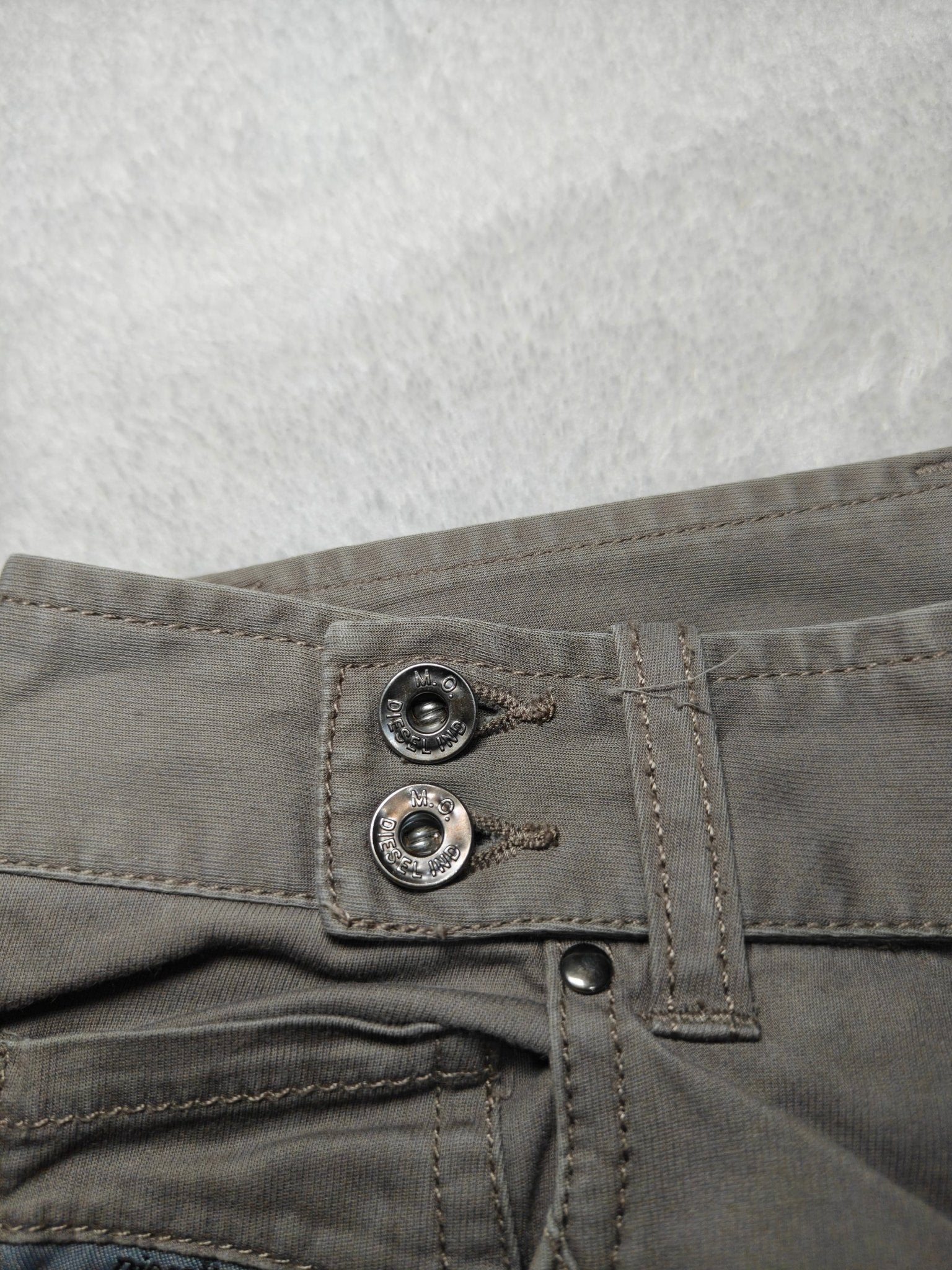 Women Diesel Khaki Skinny W25 L30 (EU 34/XS) Jeans
