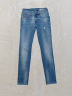 Women Diesel Livier - S Blue Slim W26 L30 (EU 36/S) Jeans