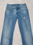 Women Diesel Livier - S Blue Slim W26 L30 (EU 36/S) Jeans