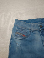 Women Diesel Livier - S Blue Slim W26 L30 (EU 36/S) Jeans