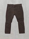 Men Dsquared Cropped Brown Cropped W29 Jeans