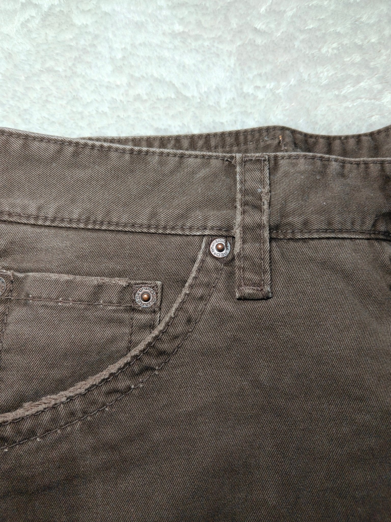 Men Dsquared Cropped Brown Cropped W29 Jeans