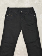 Women Diesel Black Gold Black Slim W25 L28 (EU 36/S) Jeans