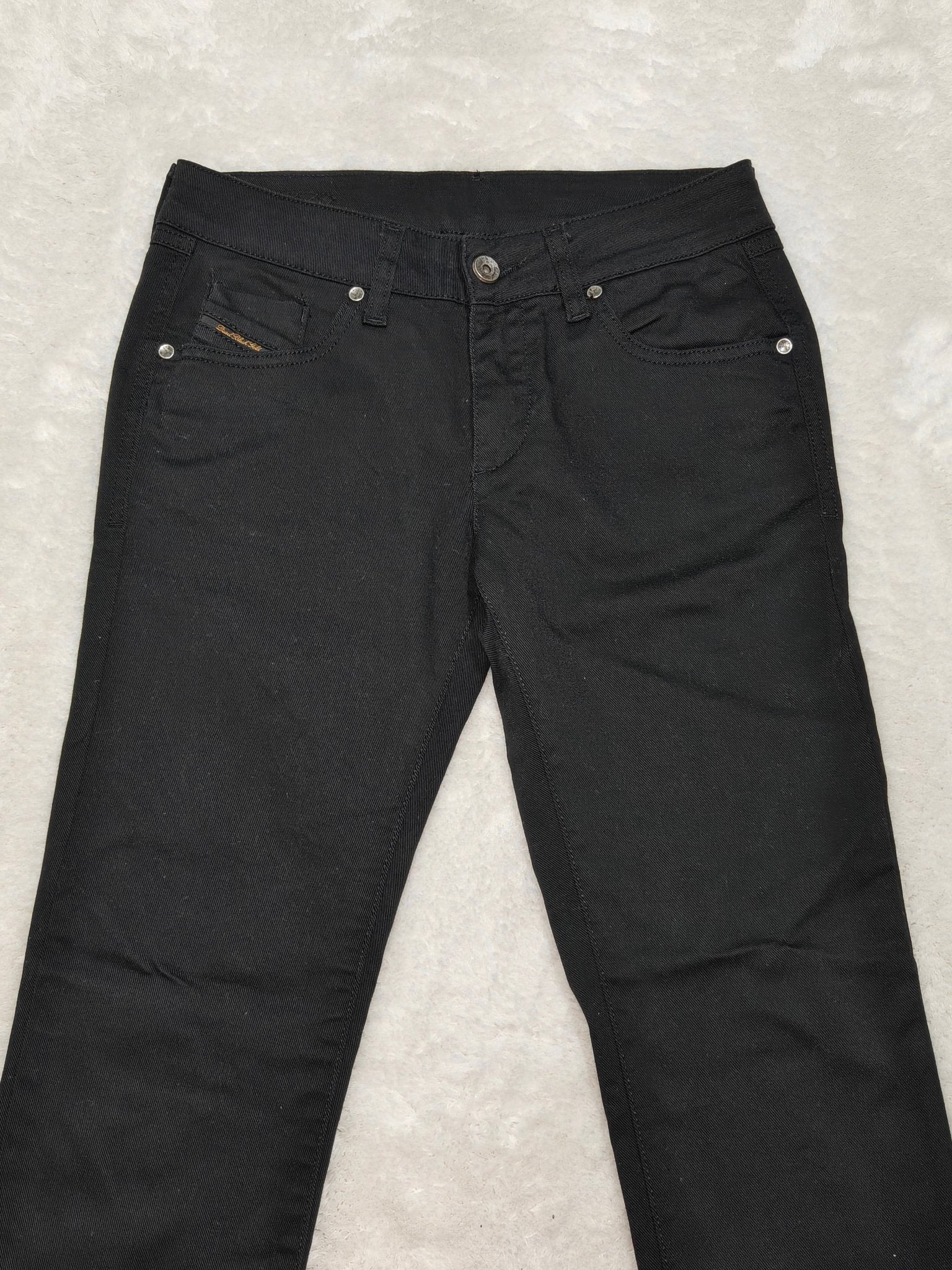 Women Diesel Black Gold Black Slim W25 L28 (EU 36/S) Jeans