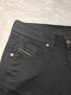 Women Diesel Black Gold Black Slim W25 L28 (EU 36/S) Jeans