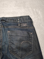 Women G - star Midge Blue Straight W30 L34 (EU 40/L) Jeans