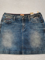 Women Tommy Hilfiger Naomi Blue (S) Denim Mini Skirt