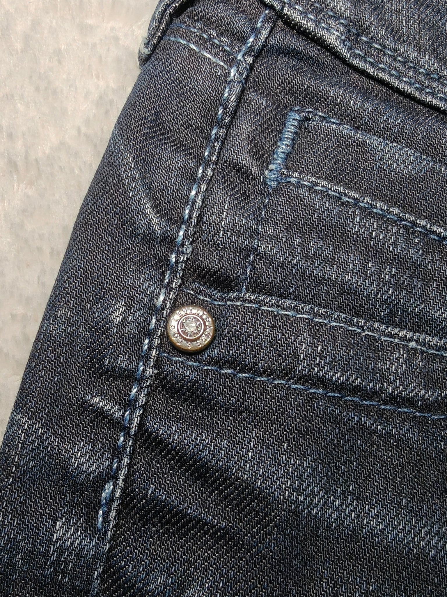 Women Levi's 571 Black Tab Dark Blue Slim W27 L28 (EU 36/S) Jeans