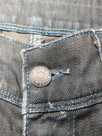 Women Levi's 571 Black Tab Dark Blue Slim W27 L28 (EU 36/S) Jeans