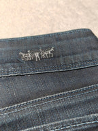 Women Levi's 571 Black Tab Dark Blue Slim W27 L28 (EU 36/S) Jeans