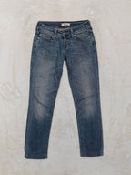 Women Levi's 571 Blue Slim W28 L30 (EU 38/M) Jeans