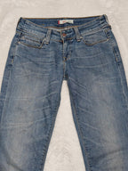 Women Levi's 571 Blue Slim W28 L30 (EU 38/M) Jeans