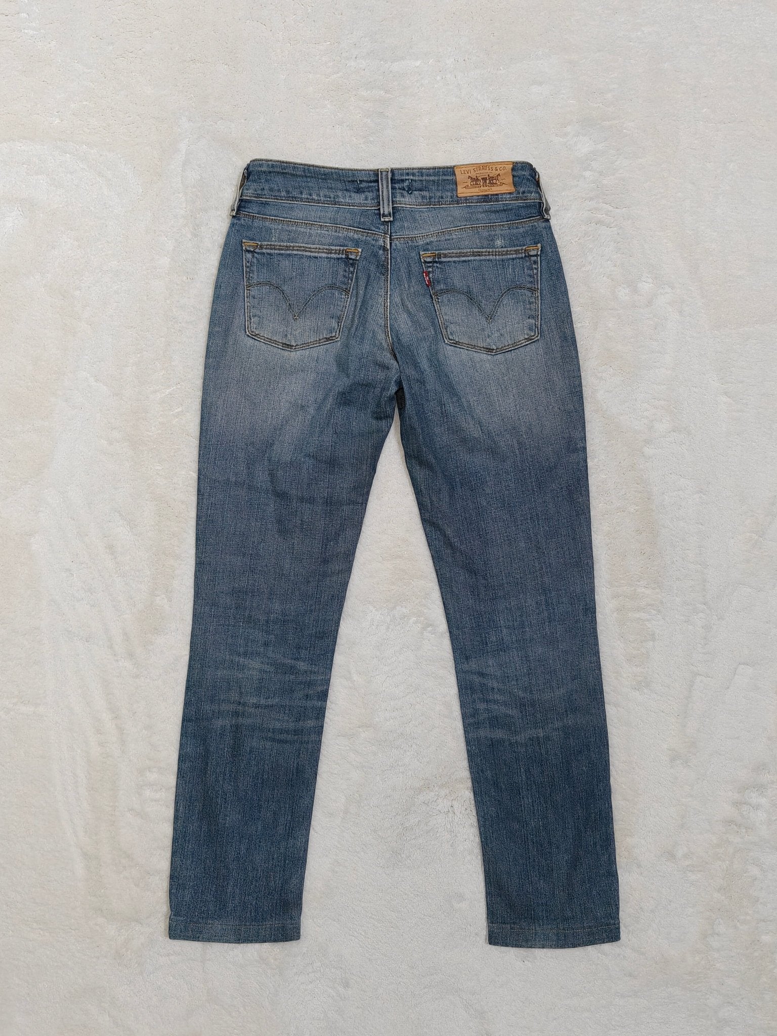 Women Levi's 571 Blue Slim W28 L30 (EU 38/M) Jeans