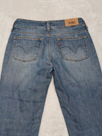 Women Levi's 571 Blue Slim W28 L30 (EU 38/M) Jeans
