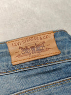 Women Levi's 571 Blue Slim W28 L30 (EU 38/M) Jeans