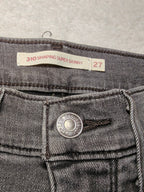 Women Levi's 310 Black Skinny W27 L30 (EU 36/S) Jeans