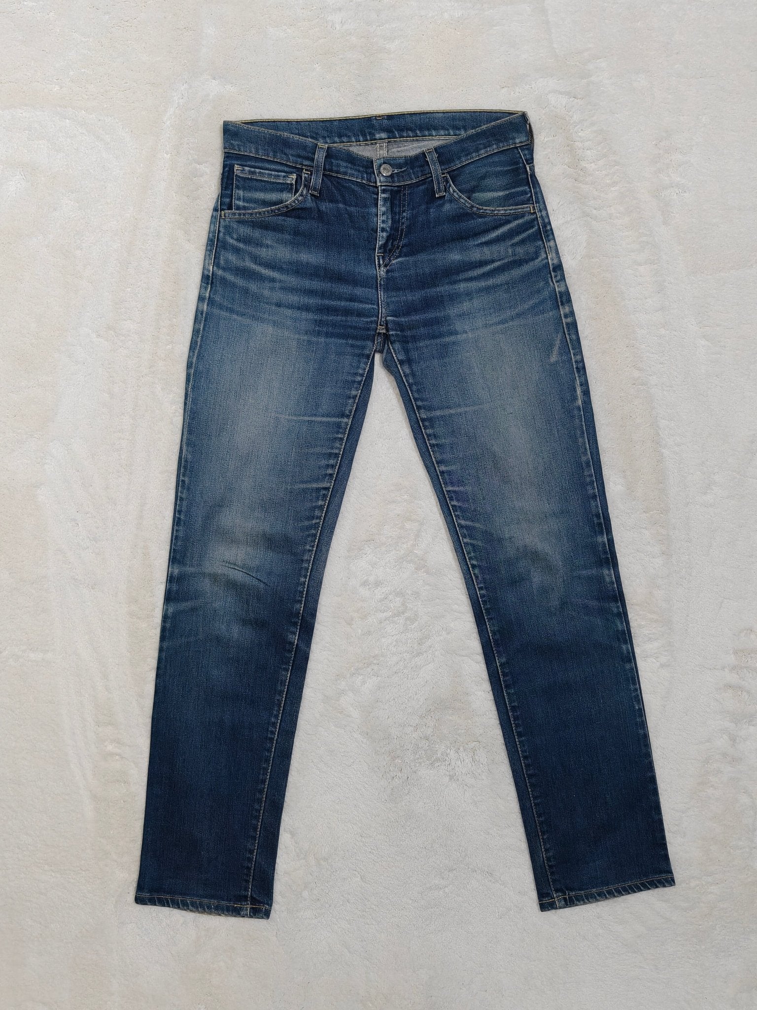 Women Levi's 536 Blue Straight W27 L32 (EU 36/S) Jeans