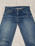 Women Levi's 536 Blue Straight W27 L32 (EU 36/S) Jeans