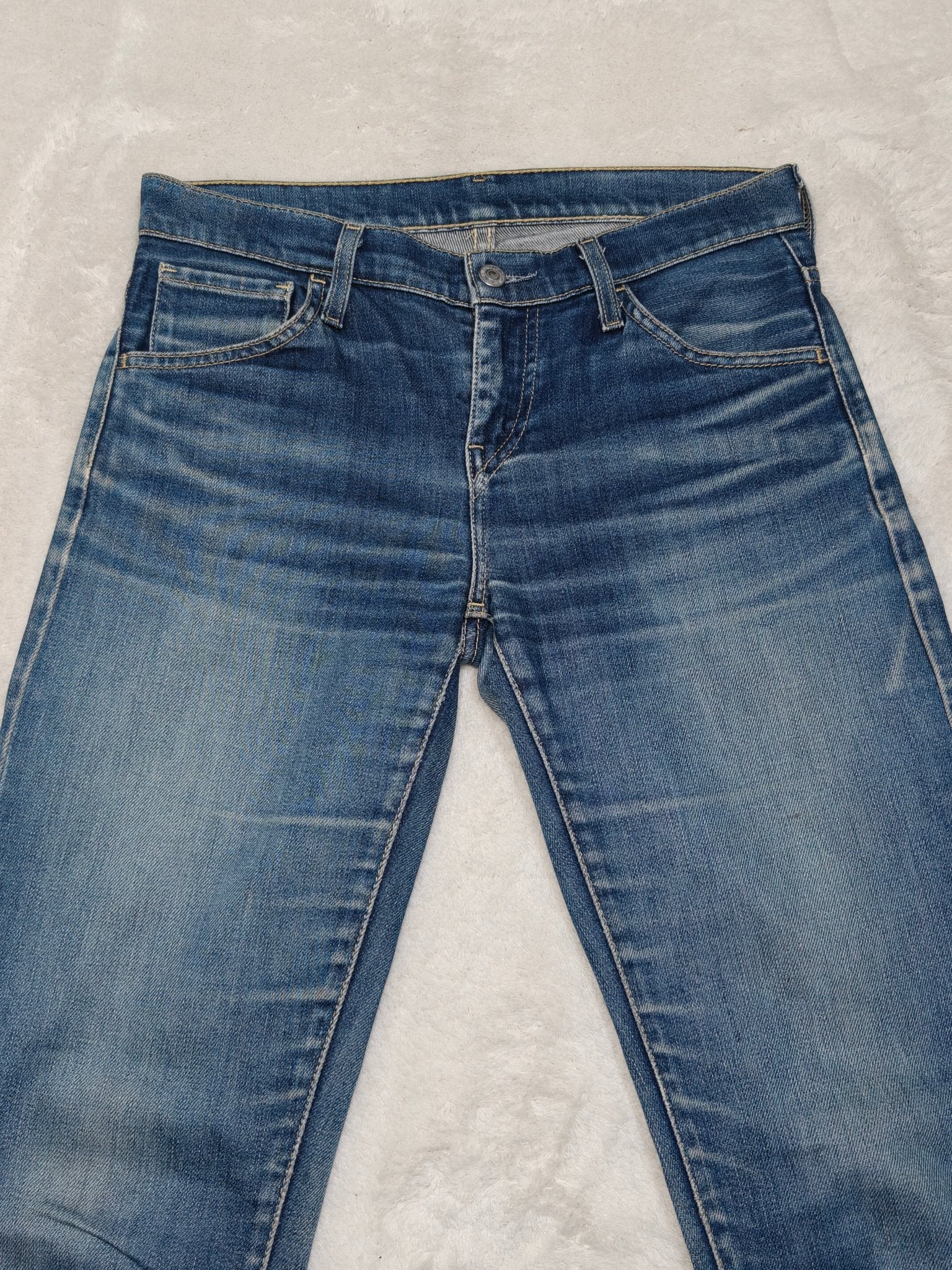 Women Levi's 536 Blue Straight W27 L32 (EU 36/S) Jeans