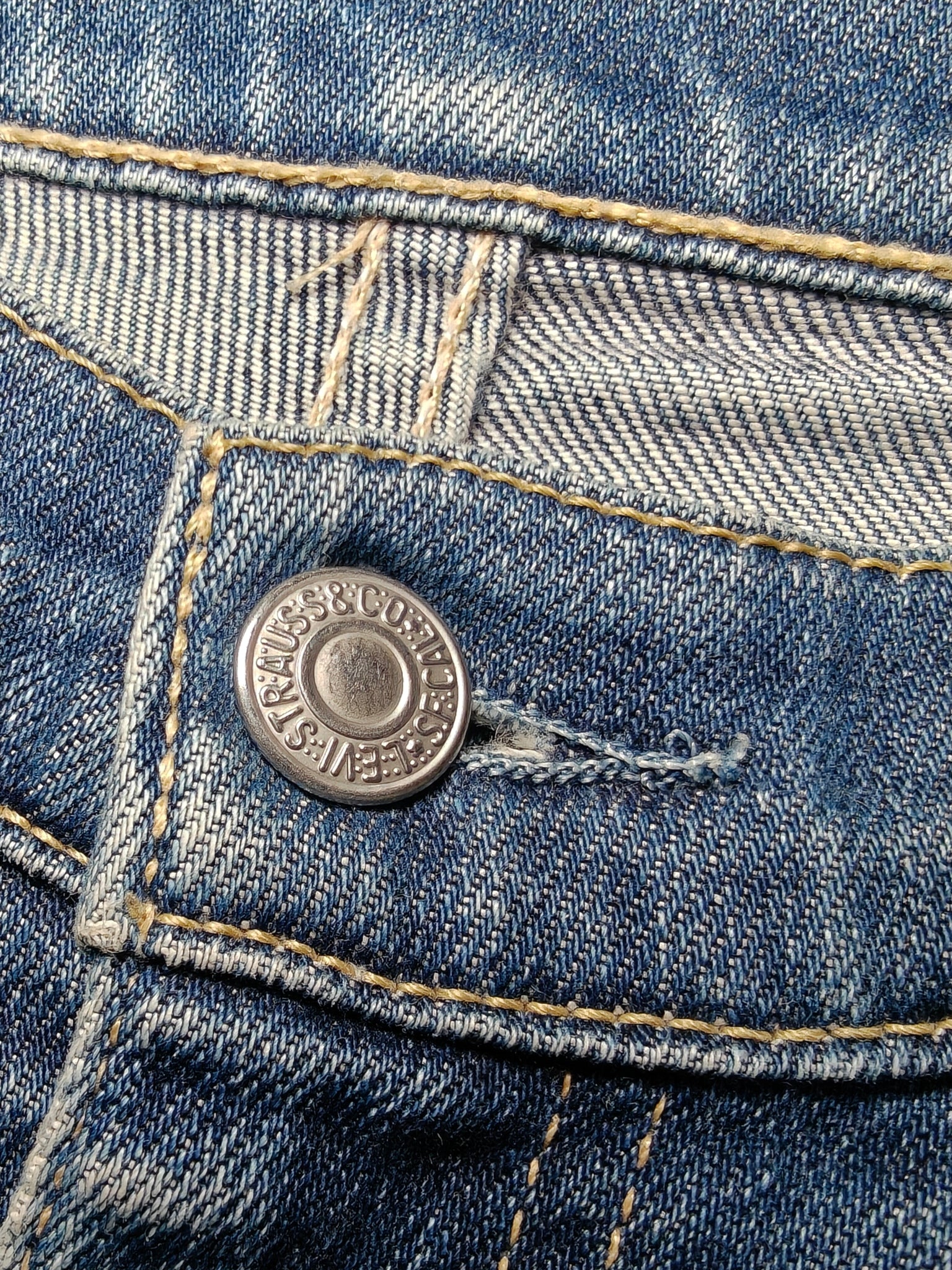 Women Levi's 536 Blue Straight W27 L32 (EU 36/S) Jeans