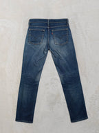 Women Levi's 536 Blue Straight W27 L32 (EU 36/S) Jeans