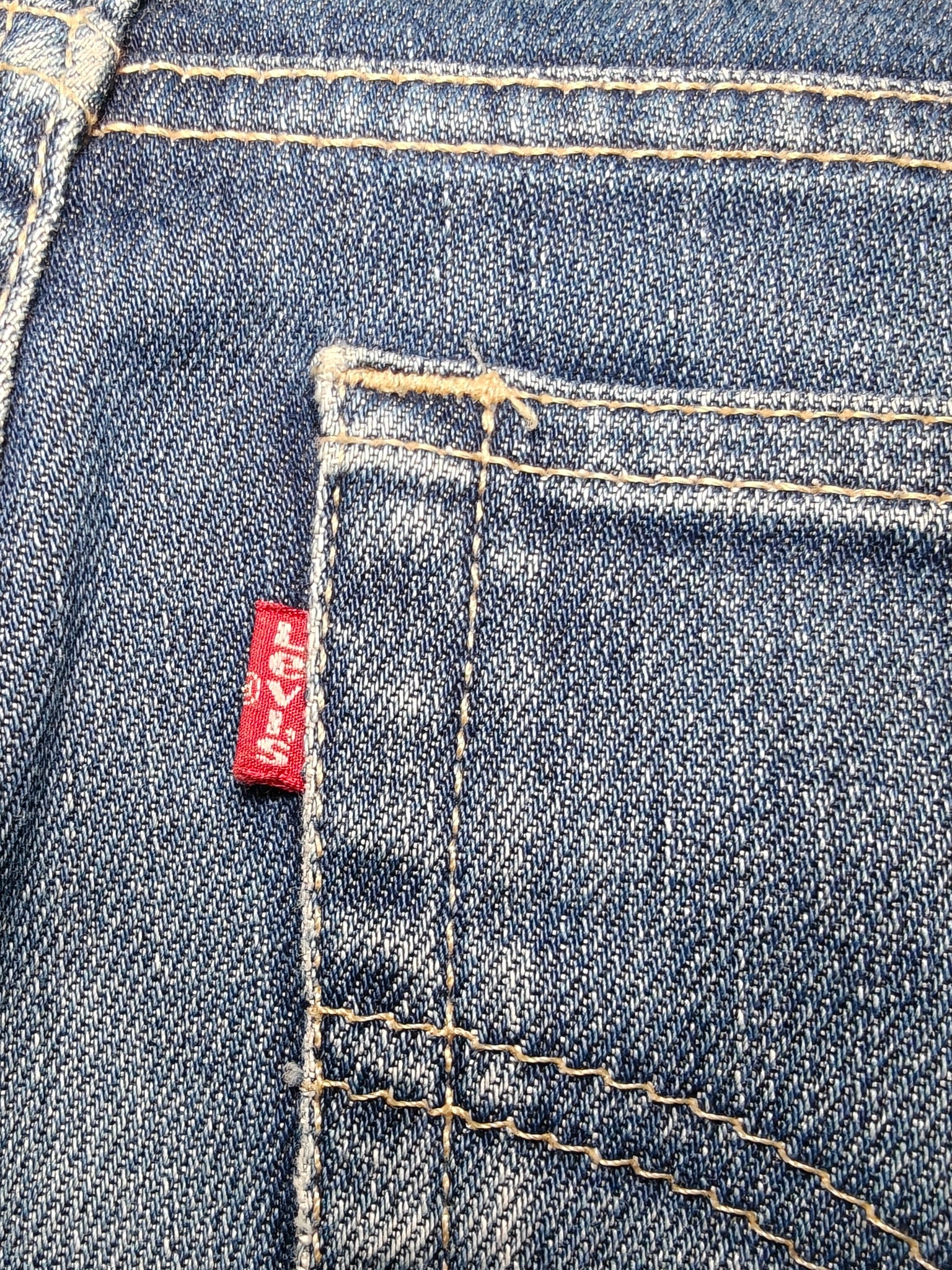 Women Levi's 536 Blue Straight W27 L32 (EU 36/S) Jeans