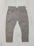 Women Diesel Roquest Taupe Cropped W26 (EU 36/S) Jeans