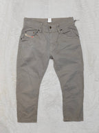 Women Diesel Roquest Taupe Cropped W26 (EU 36/S) Jeans