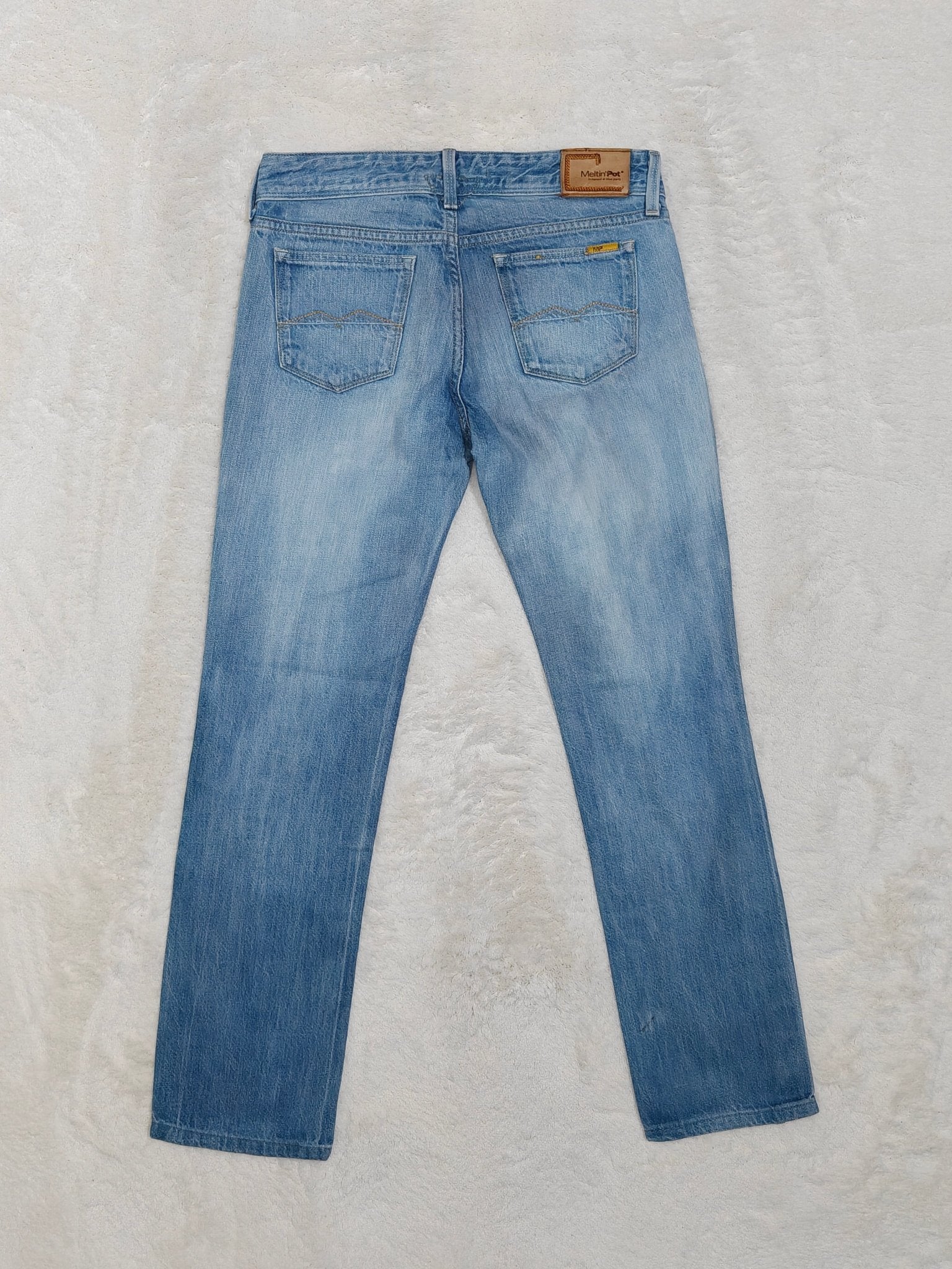 Women Meltin'Pot Blue Slim W26 L30 (EU 36/S) Jeans