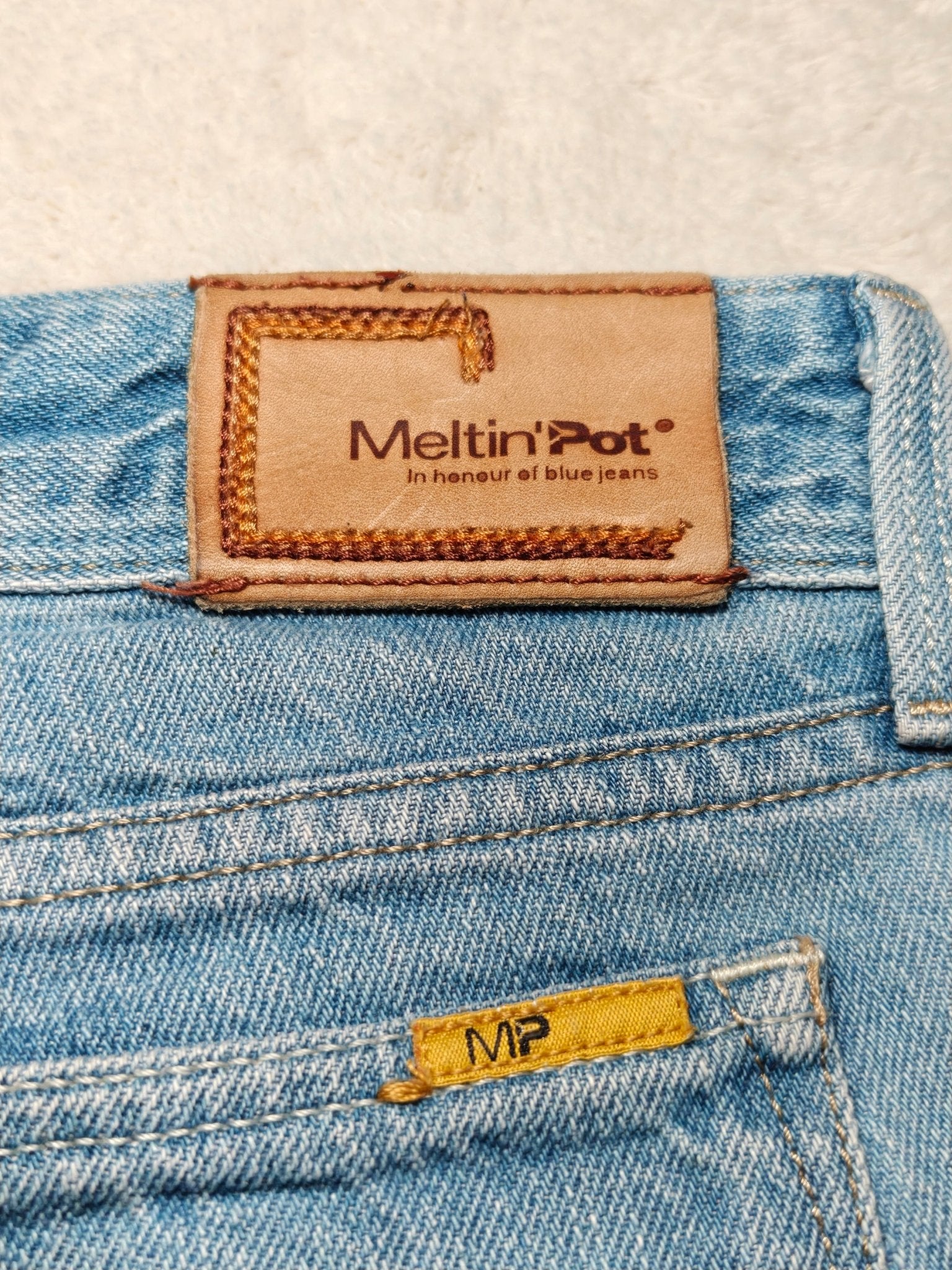 Women Meltin'Pot Blue Slim W26 L30 (EU 36/S) Jeans
