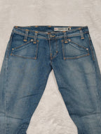 Women Levi's Engineered 10065 0353 Blue Straight W30 L28 (EU 40/L) Jeans