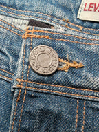 Women Levi's Engineered 10065 0353 Blue Straight W30 L28 (EU 40/L) Jeans