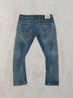 Women Levi's Engineered 10065 0353 Blue Straight W30 L28 (EU 40/L) Jeans