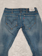 Women Levi's Engineered 10065 0353 Blue Straight W30 L28 (EU 40/L) Jeans