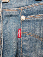 Women Levi's Engineered 10065 0353 Blue Straight W30 L28 (EU 40/L) Jeans