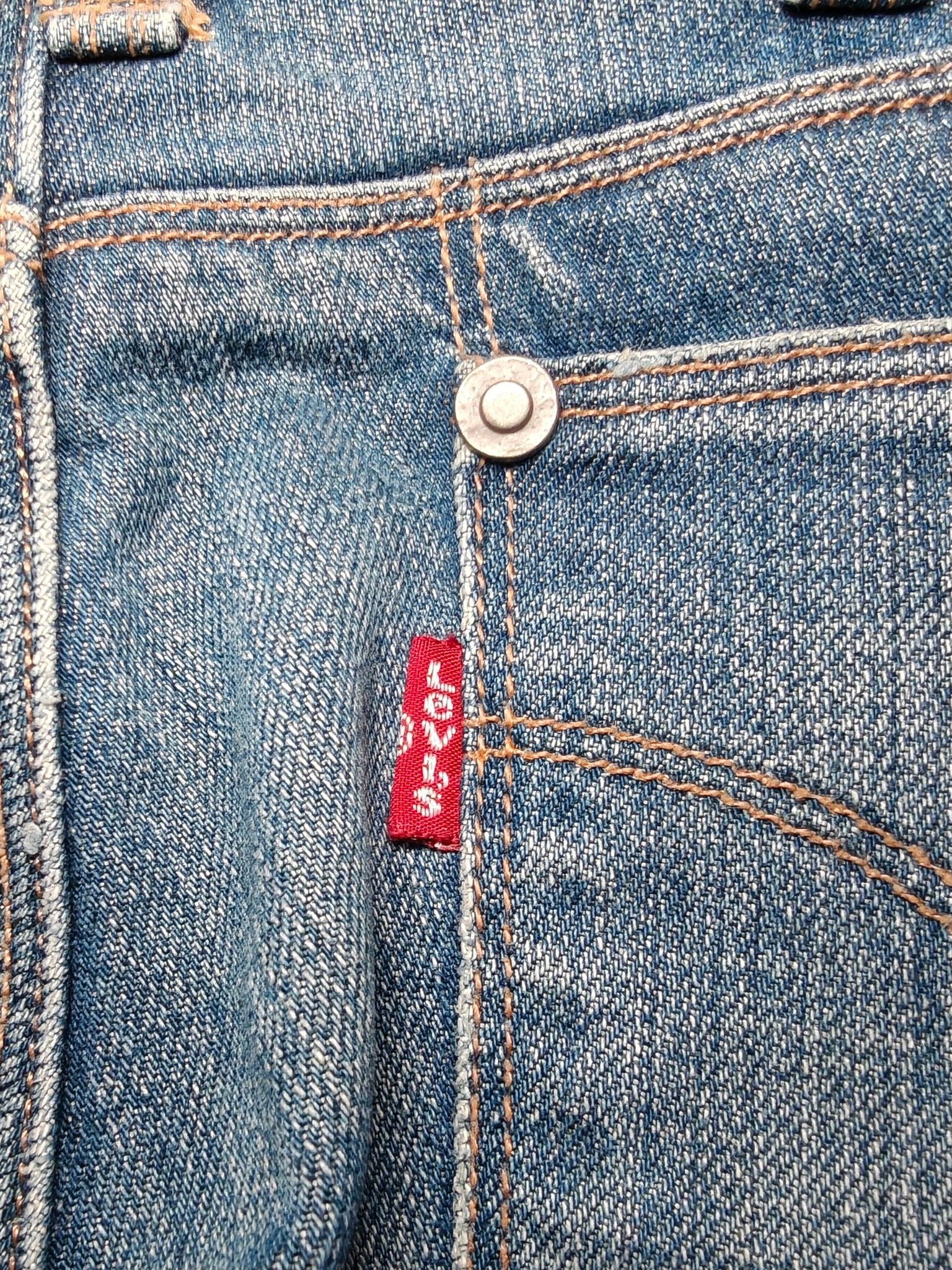 Women Levi's Engineered 10065 0353 Blue Straight W30 L28 (EU 40/L) Jeans