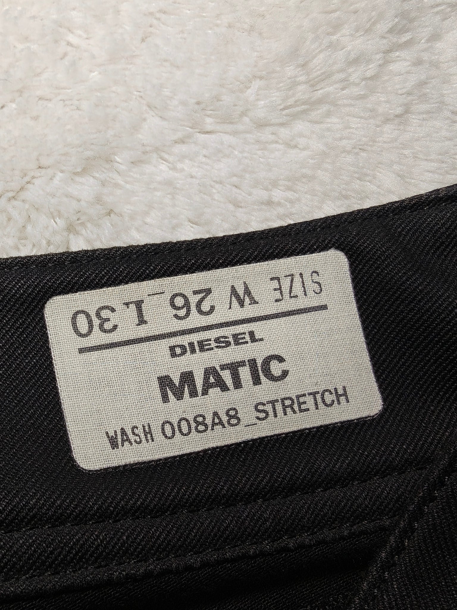 Women Diesel Matic Black Skinny W26 L30 (EU 36/S) Jeans