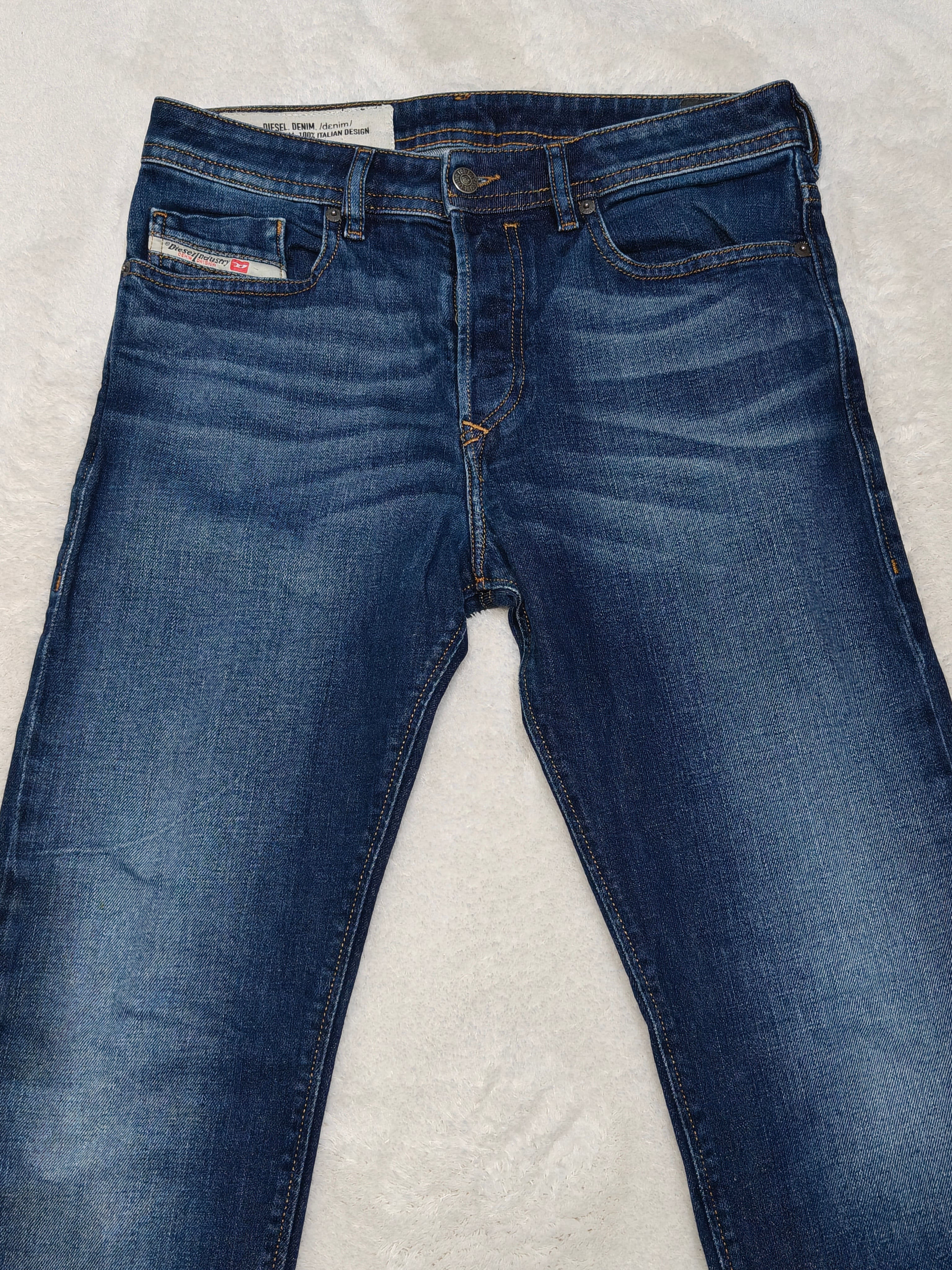 Men Diesel Buster Blue Wash 009HN Tapered W30 L32 Jeans